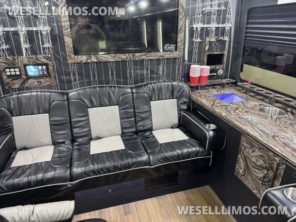 2017 Ford E450 Party Bus - 14 passenger Limo Bus for Sale in Fall River, MA - Photo 3