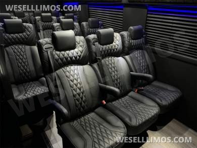 2024 15 Passenger Executive Shuttle Minibus Large Leg Room Auto Elite 3 Story Trunk MB Sprinter - Sprinter for Sale in Elkhart, IN - Photo 10