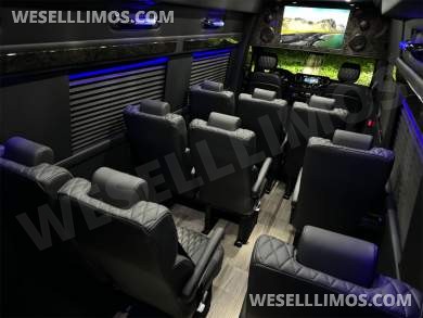 2024 15 Passenger Executive Shuttle Minibus Large Leg Room Auto Elite 3 Story Trunk MB Sprinter - Sprinter for Sale in Elkhart, IN - Photo 11