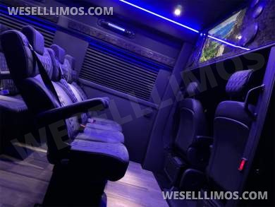 2024 15 Passenger Executive Shuttle Minibus Large Leg Room Auto Elite 3 Story Trunk MB Sprinter - Sprinter for Sale in Elkhart, IN - Photo 13