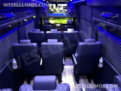 2024 15 Passenger Executive Shuttle Minibus Large Leg Room Auto Elite 3 Story Trunk MB Sprinter - Sprinter for Sale in Elkhart, IN - Photo 14