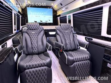 2023 AWD Matte Black Maybach Trim Leather Heat/Cool/Massage Seats Limo Auto Elite MB Sprinter - Sprinter for Sale in Elkhart, IN - Photo 10