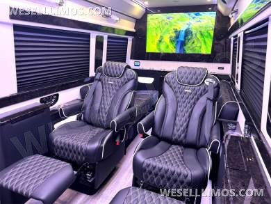 2023 AWD Matte Black Maybach Trim Leather Heat/Cool/Massage Seats Limo Auto Elite MB Sprinter - Sprinter for Sale in Elkhart, IN - Photo 15