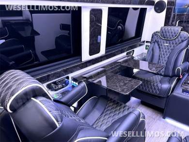 2023 AWD Matte Black Maybach Trim Leather Heat/Cool/Massage Seats Limo Auto Elite MB Sprinter - Sprinter for Sale in Elkhart, IN - Photo 16