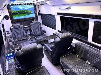 2023 AWD Matte Black Maybach Trim Leather Heat/Cool/Massage Seats Limo Auto Elite MB Sprinter - Sprinter for Sale in Elkhart, IN - Photo 17