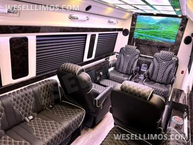 2023 AWD Matte Black Maybach Trim Leather Heat/Cool/Massage Seats Limo Auto Elite MB Sprinter - Sprinter for Sale in Elkhart, IN - Photo 18
