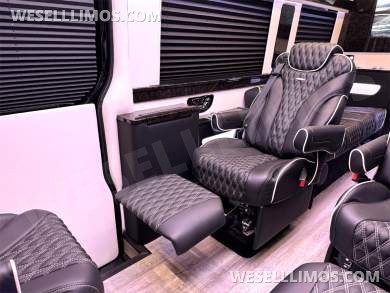 2023 AWD Matte Black Maybach Trim Leather Heat/Cool/Massage Seats Limo Auto Elite MB Sprinter - Sprinter for Sale in Elkhart, IN - Photo 19