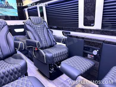 2023 AWD Matte Black Maybach Trim Leather Heat/Cool/Massage Seats Limo Auto Elite MB Sprinter - Sprinter for Sale in Elkhart, IN - Photo 20