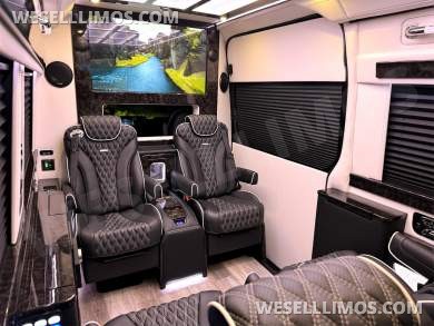 2023 AWD Matte Black Maybach Trim Leather Heat/Cool/Massage Seats Limo Auto Elite MB Sprinter - Sprinter for Sale in Elkhart, IN - Photo 21
