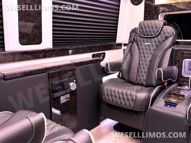 2023 AWD Matte Black Maybach Trim Leather Heat/Cool/Massage Seats Limo Auto Elite MB Sprinter - Sprinter for Sale in Elkhart, IN - Photo 23