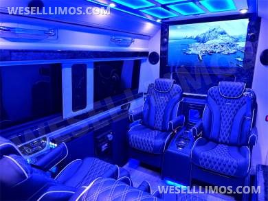 2023 AWD Matte Black Maybach Trim Leather Heat/Cool/Massage Seats Limo Auto Elite MB Sprinter - Sprinter for Sale in Elkhart, IN - Photo 25