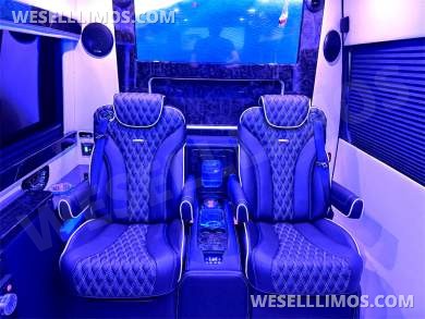 2023 AWD Matte Black Maybach Trim Leather Heat/Cool/Massage Seats Limo Auto Elite MB Sprinter - Sprinter for Sale in Elkhart, IN - Photo 26