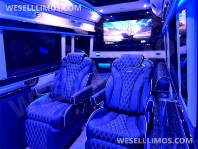 2023 AWD Matte Black Maybach Trim Leather Heat/Cool/Massage Seats Limo Auto Elite MB Sprinter - Sprinter for Sale in Elkhart, IN - Photo 27