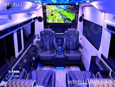 2023 AWD Matte Black Maybach Trim Leather Heat/Cool/Massage Seats Limo Auto Elite MB Sprinter - Sprinter for Sale in Elkhart, IN - Photo 32