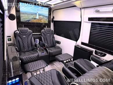 2023 AWD Matte Black Maybach Trim Leather Heat/Cool/Massage Seats Limo Auto Elite MB Sprinter - Sprinter for Sale in Elkhart, IN - Photo 34