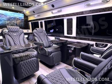 2023 AWD Matte Black Maybach Trim Leather Heat/Cool/Massage Seats Limo Auto Elite MB Sprinter - Sprinter for Sale in Elkhart, IN - Photo 35