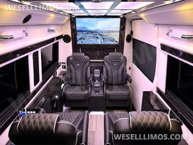 2023 AWD Matte Black Maybach Trim Leather Heat/Cool/Massage Seats Limo Auto Elite MB Sprinter - Sprinter for Sale in Elkhart, IN - Photo 36