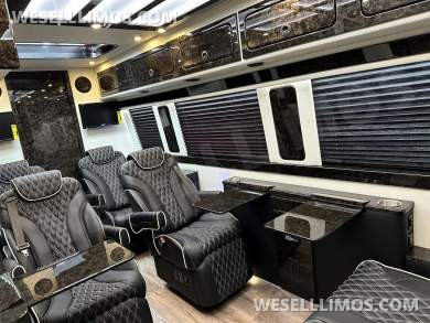 2024 Road Jet Limousine 9 Passenger with Removable Bathroom Auto Elite Mercedes-Benz Sprinter - Sprinter for Sale in Elkhart, IN - Photo 10