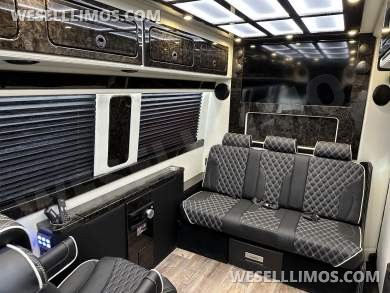 2024 Road Jet Limousine 9 Passenger with Removable Bathroom Auto Elite Mercedes-Benz Sprinter - Sprinter for Sale in Elkhart, IN - Photo 14