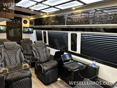 2024 Road Jet Limousine 9 Passenger with Removable Bathroom Auto Elite Mercedes-Benz Sprinter - Sprinter for Sale in Elkhart, IN - Photo 16