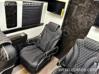 2024 Road Jet Limousine 9 Passenger with Removable Bathroom Auto Elite Mercedes-Benz Sprinter - Sprinter for Sale in Elkhart, IN - Photo 18