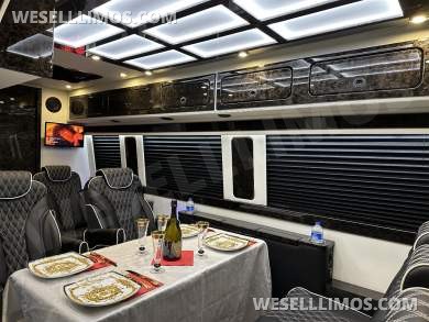 2024 Road Jet Limousine 9 Passenger with Removable Bathroom Auto Elite Mercedes-Benz Sprinter - Sprinter for Sale in Elkhart, IN - Photo 19