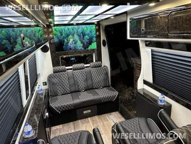 2024 Road Jet Limousine 9 Passenger with Removable Bathroom Auto Elite Mercedes-Benz Sprinter - Sprinter for Sale in Elkhart, IN - Photo 26