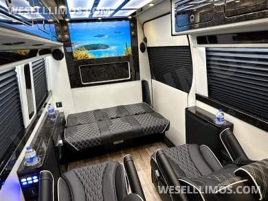 2024 Road Jet Limousine 9 Passenger with Removable Bathroom Auto Elite Mercedes-Benz Sprinter - Sprinter for Sale in Elkhart, IN - Photo 27