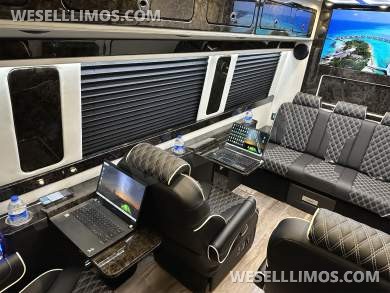 2024 Road Jet Limousine 9 Passenger with Removable Bathroom Auto Elite Mercedes-Benz Sprinter - Sprinter for Sale in Elkhart, IN - Photo 40