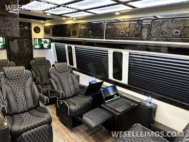 2024 Road Jet Limousine 9 Passenger with Removable Bathroom Auto Elite Mercedes-Benz Sprinter - Sprinter for Sale in Elkhart, IN - Photo 47