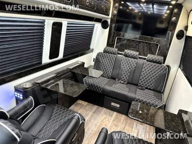 2024 Road Jet Limousine 9 Passenger with Removable Bathroom Auto Elite Mercedes-Benz Sprinter - Sprinter for Sale in Elkhart, IN - Photo 52