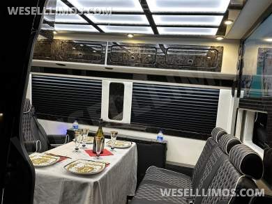 2024 Road Jet Limousine 9 Passenger with Removable Bathroom Auto Elite Mercedes-Benz Sprinter - Sprinter for Sale in Elkhart, IN - Photo 56