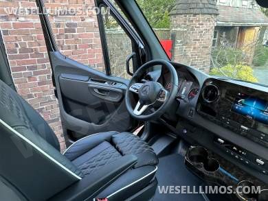 2024 Road Jet Limousine 9 Passenger with Removable Bathroom Auto Elite Mercedes-Benz Sprinter - Sprinter for Sale in Elkhart, IN - Photo 59