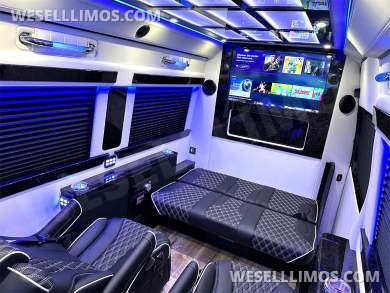 2024 AMG Elegance Trim Road Liner Limousine 15 Passenger Auto Elite Mercedes-Benz Sprinter - Sprinter for Sale in Elkhart, IN - Photo 14