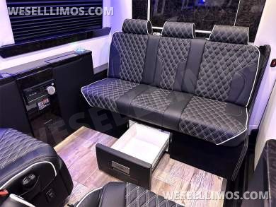 2024 AMG Elegance Trim Road Liner Limousine 15 Passenger Auto Elite Mercedes-Benz Sprinter - Sprinter for Sale in Elkhart, IN - Photo 16