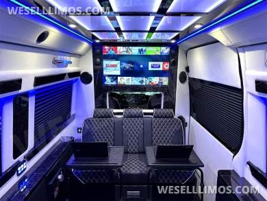 2024 AMG Elegance Trim Road Liner Limousine 15 Passenger Auto Elite Mercedes-Benz Sprinter - Sprinter for Sale in Elkhart, IN - Photo 18