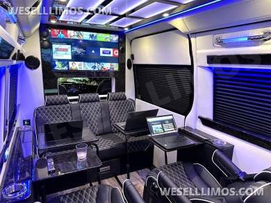 2024 AMG Elegance Trim Road Liner Limousine 15 Passenger Auto Elite Mercedes-Benz Sprinter - Sprinter for Sale in Elkhart, IN - Photo 19