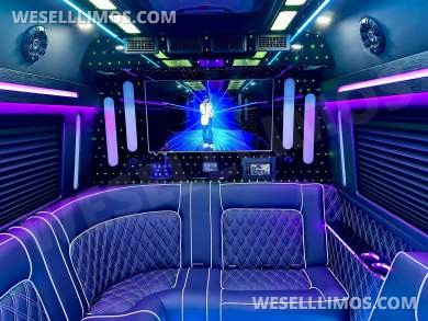2025 Global Motor Coach Mercedes-Benz Sprinter 3500 - Double J Seat Model Limo Bus - Limo Bus for Sale in Erie, PA - Photo 5