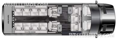 New 2022 4x4 V6 AMG Trim 15 Passenger Road Liner Limousine Auto Elite Mercedes-Benz Sprinter - Sprinter for Sale in Elkhart, IN - Photo 42