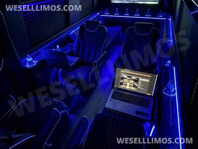 New Starlight Ceiling AMG Trim 14 Passenger Road Liner Limousine 2024 Auto Elite MB Sprinter - Sprinter for Sale in Elkhart, IN - Photo 10