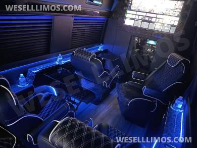New Starlight Ceiling AMG Trim 14 Passenger Road Liner Limousine 2024 Auto Elite MB Sprinter - Sprinter for Sale in Elkhart, IN - Photo 17