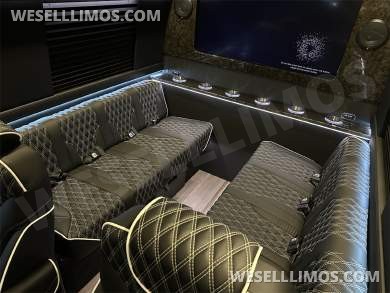 New Starlight Ceiling AMG Trim 14 Passenger Road Liner Limousine 2024 Auto Elite MB Sprinter - Sprinter for Sale in Elkhart, IN - Photo 27