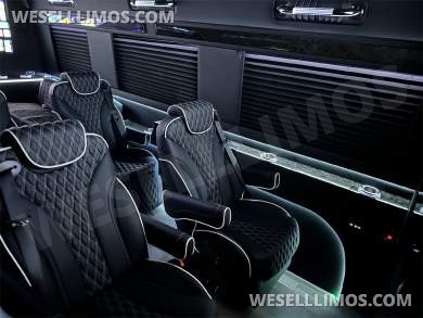 New Starlight Ceiling AMG Trim 14 Passenger Road Liner Limousine 2024 Auto Elite MB Sprinter - Sprinter for Sale in Elkhart, IN - Photo 49