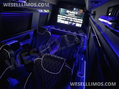 New Starlight Ceiling AMG Trim 14 Passenger Road Liner Limousine 2024 Auto Elite MB Sprinter - Sprinter for Sale in Elkhart, IN - Photo 51