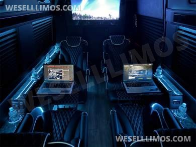 New Starlight Ceiling AMG Trim 14 Passenger Road Liner Limousine 2024 Auto Elite MB Sprinter - Sprinter for Sale in Elkhart, IN - Photo 54