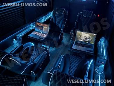 New Starlight Ceiling AMG Trim 14 Passenger Road Liner Limousine 2024 Auto Elite MB Sprinter - Sprinter for Sale in Elkhart, IN - Photo 55