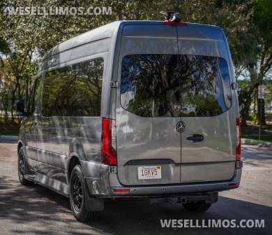 2022 Midwest Automotive Designs Mercedes-Benz 144" WB | 9-Passenger Luxury Conversion Sprinter - Sprinter for Sale in Pompano Beach, FL - Photo 7