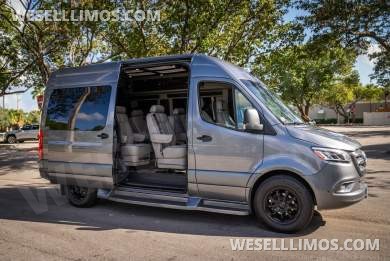 2022 Midwest Automotive Designs Mercedes-Benz 144" WB | 9-Passenger Luxury Conversion Sprinter - Sprinter for Sale in Pompano Beach, FL - Photo 9