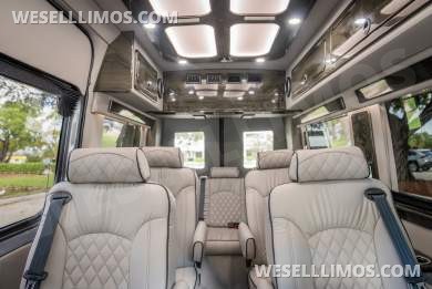 2022 Midwest Automotive Designs Mercedes-Benz 144" WB | 9-Passenger Luxury Conversion Sprinter - Sprinter for Sale in Pompano Beach, FL - Photo 15