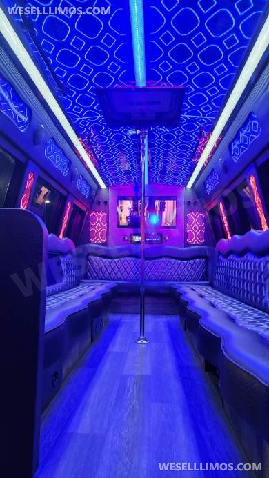 2016 Grech Body upfitted by First Class Coachworks Ford E450 Limo Bus - Limo Bus for Sale in Orlando, FL - Photo 2